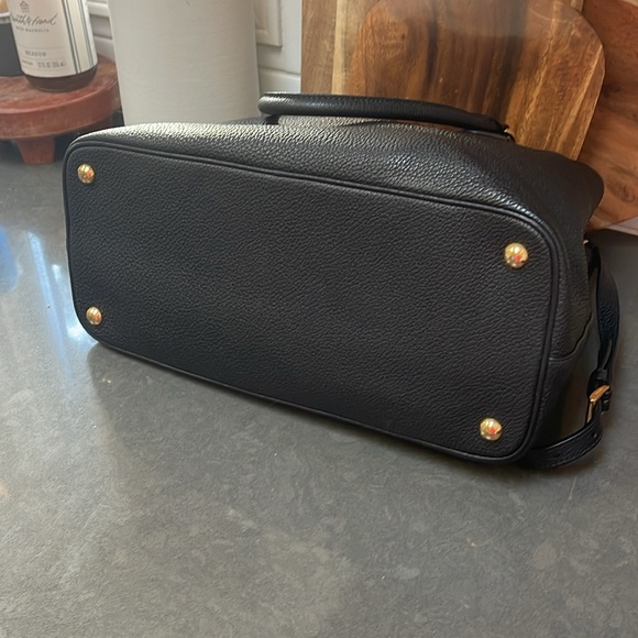 Prada Vitello Phenix Leather Handbag in Black - Picture 6 of 14